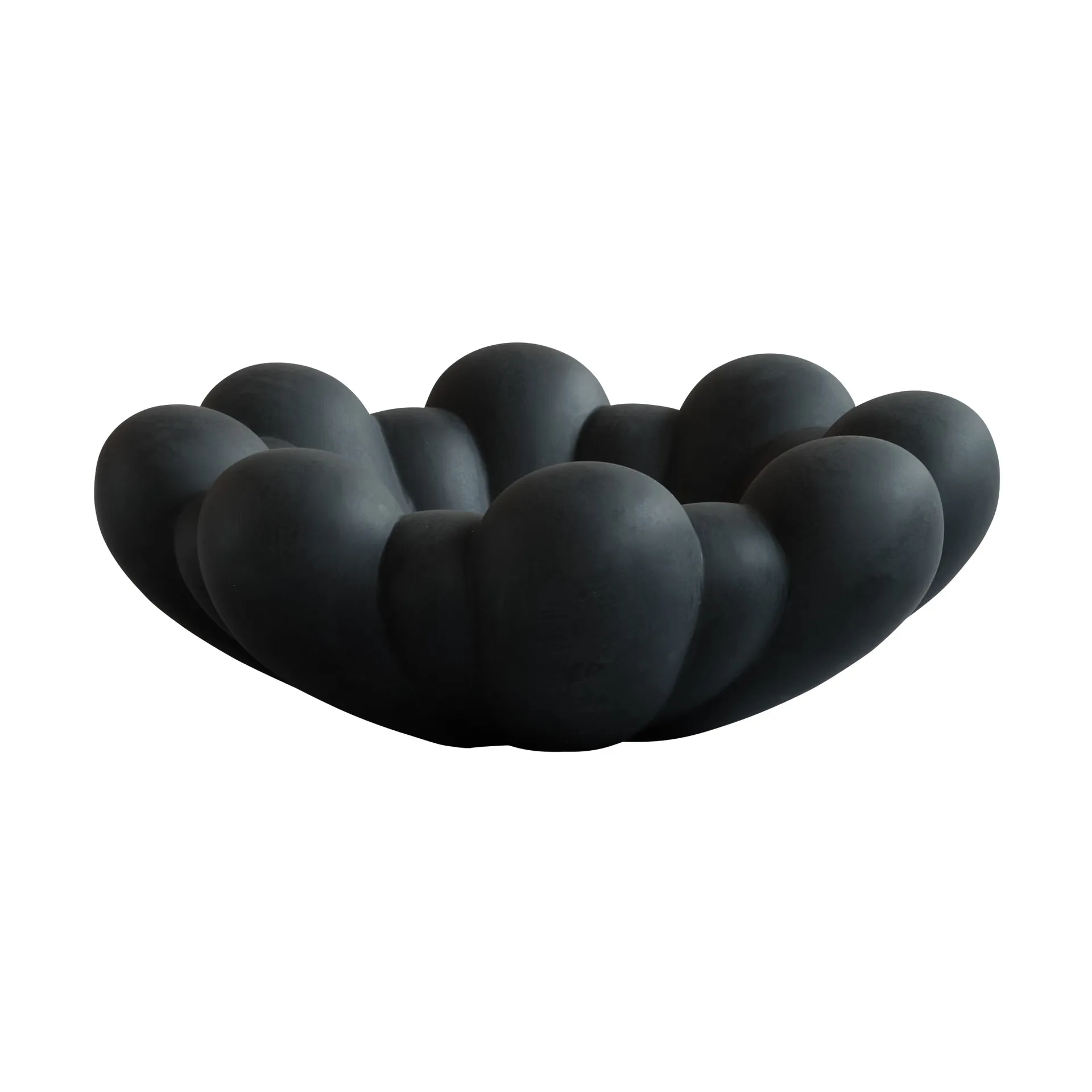 Bloom bricka Big, Black 101 Copenhagen