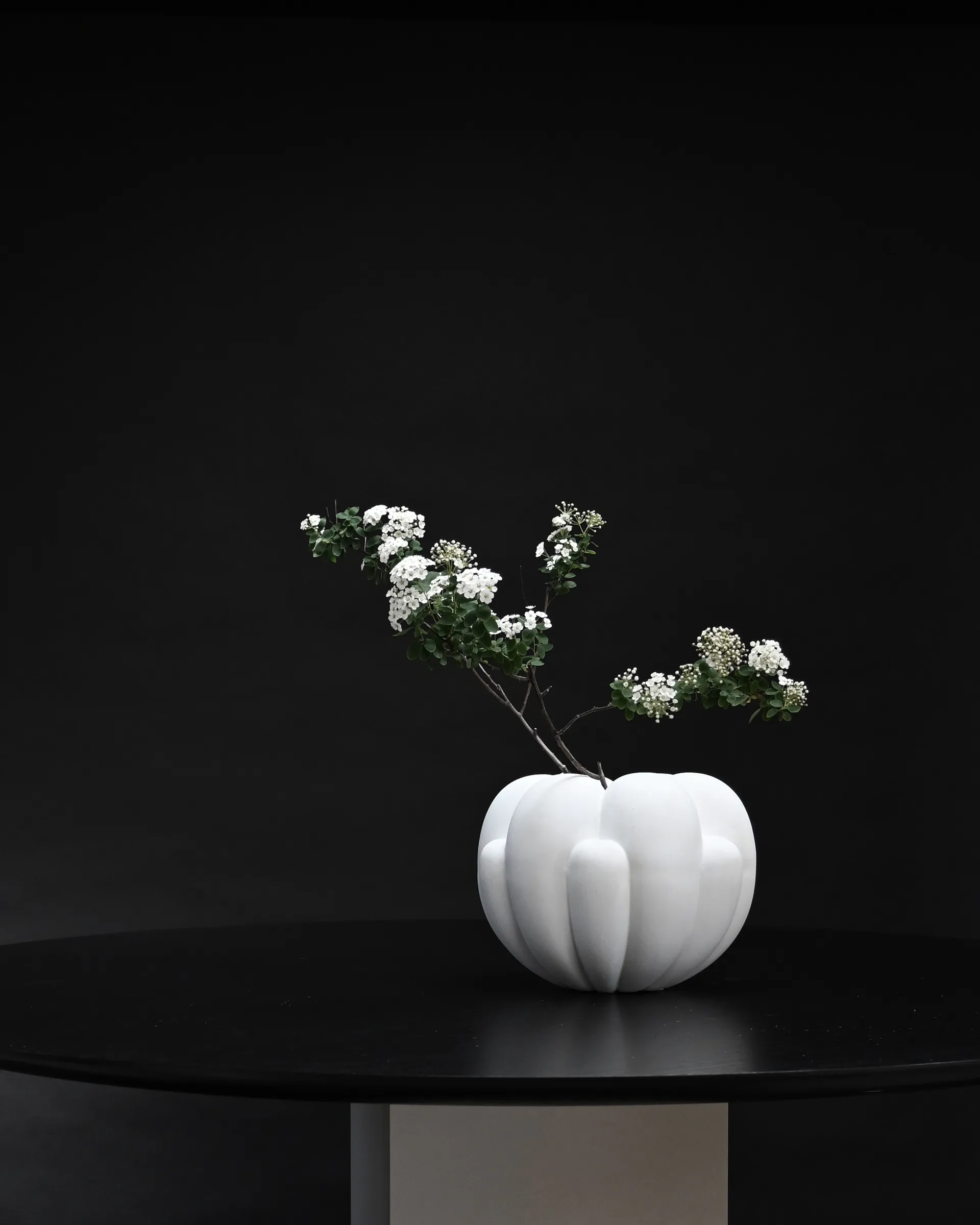 Bloom vas petit 22,5x24 cm, Bone white 101 Copenhagen