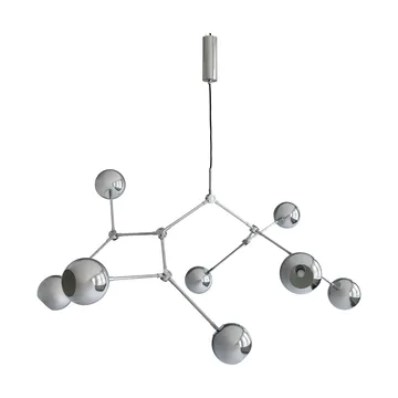 Drop Chandelier Globe takkrona - Chrome - 101 Copenhagen