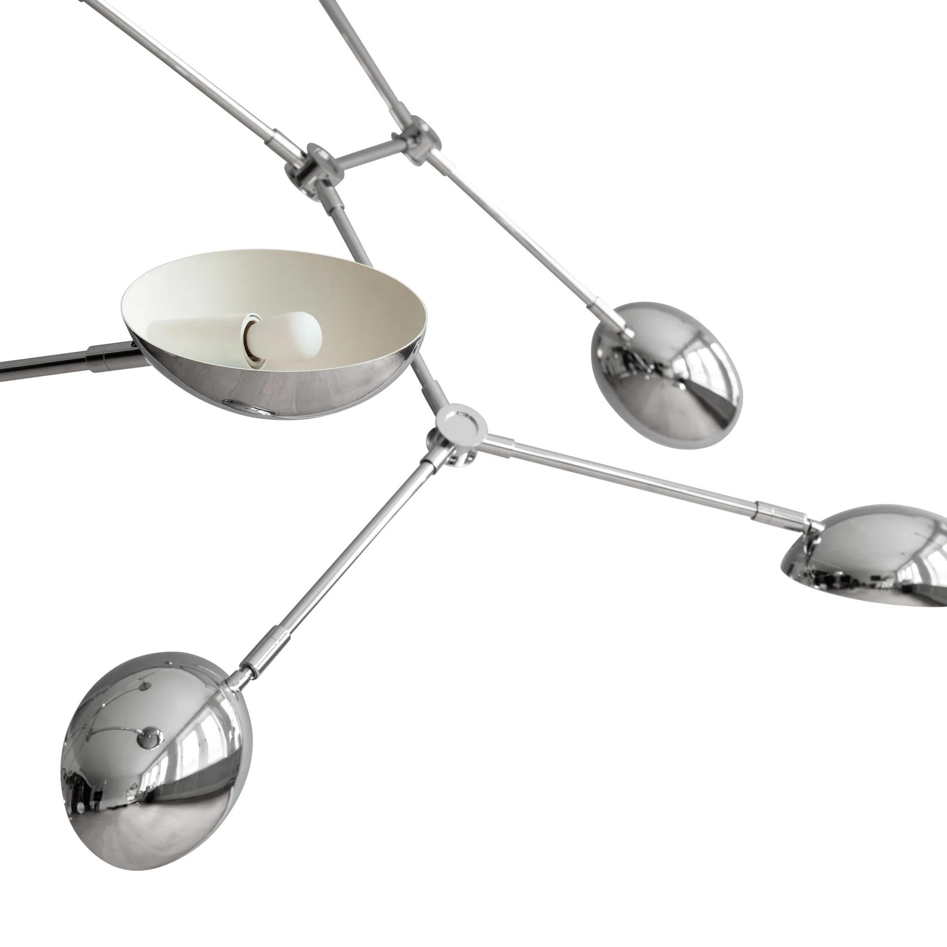 Drop Chandelier takkrona, Chrome 101 Copenhagen