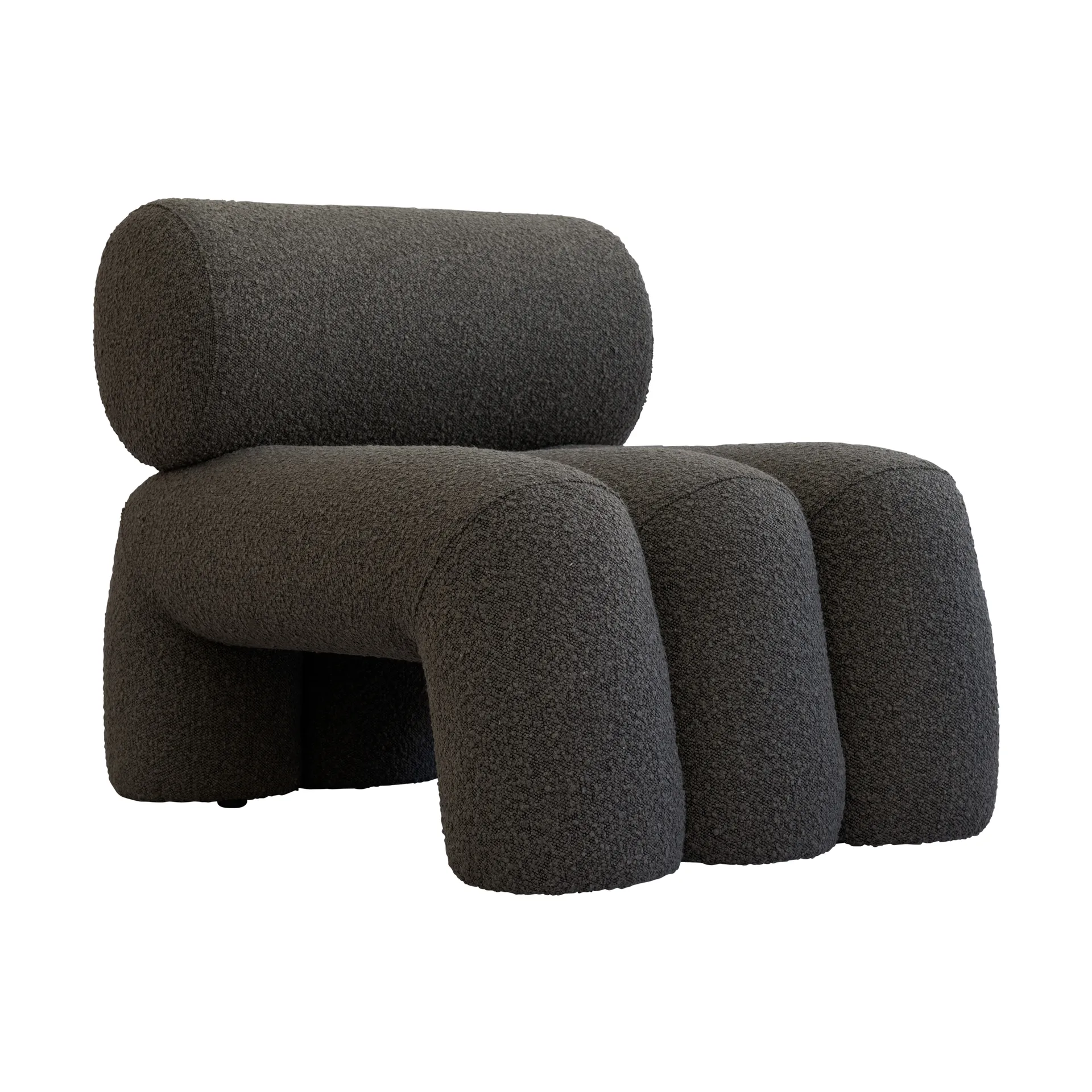 Foku Chair loungefåtölj, Deep taupe 101 Copenhagen