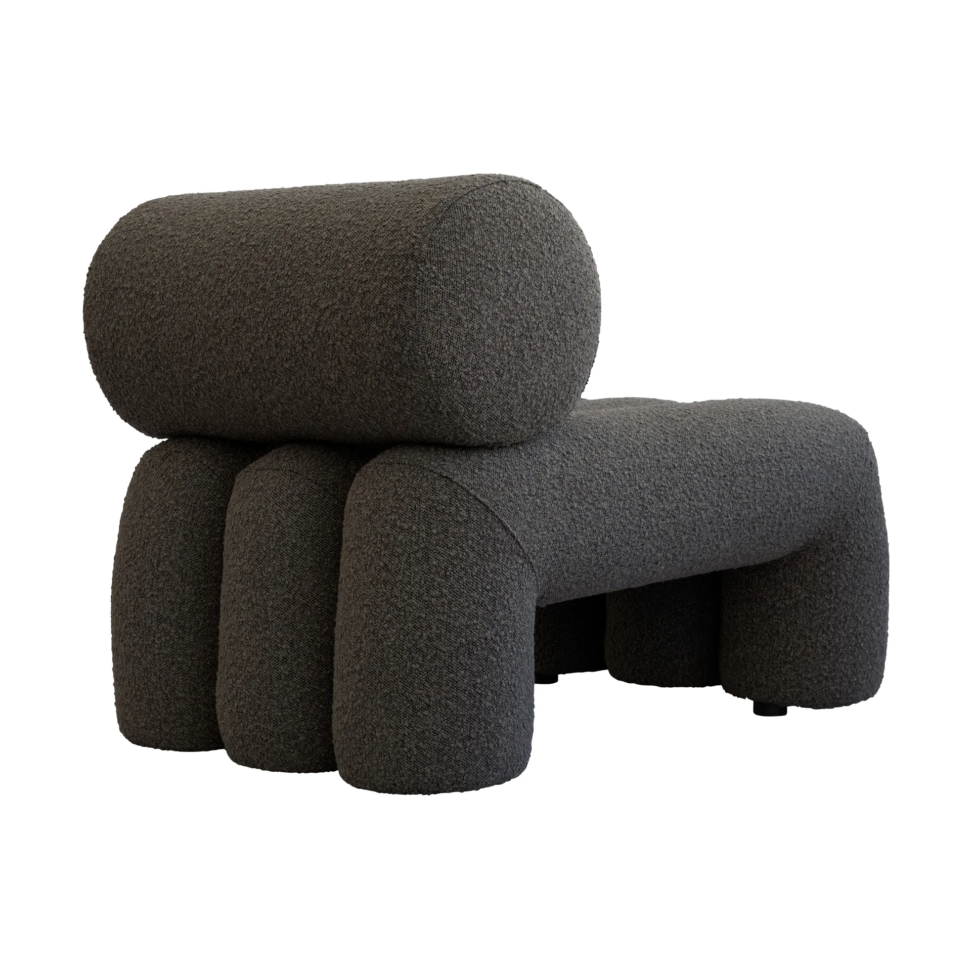 Foku Chair loungefåtölj, Deep taupe 101 Copenhagen