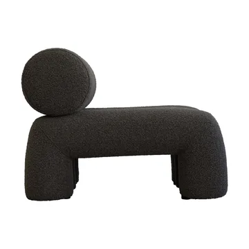 Foku Chair loungefåtölj - Deep taupe - 101 Copenhagen