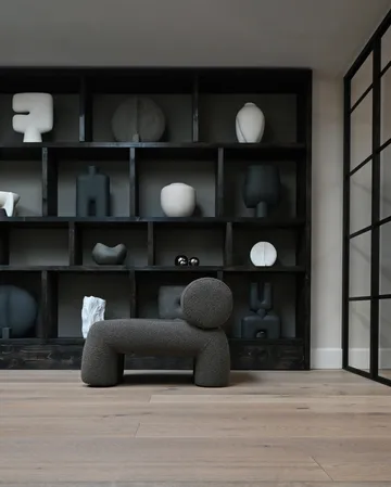 Foku Chair loungefåtölj - Deep taupe - 101 Copenhagen
