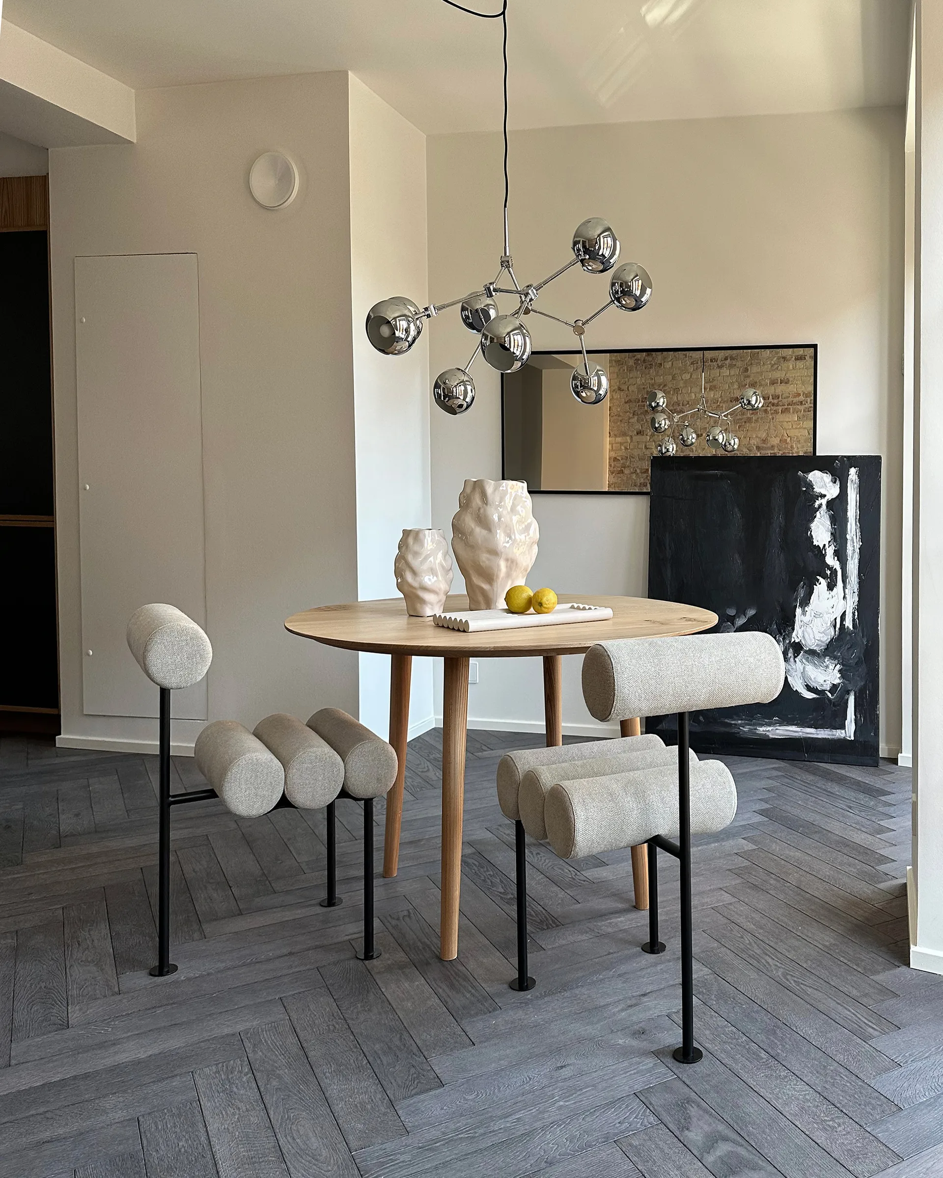 Katachi vas mini, High glaze birch 101 Copenhagen