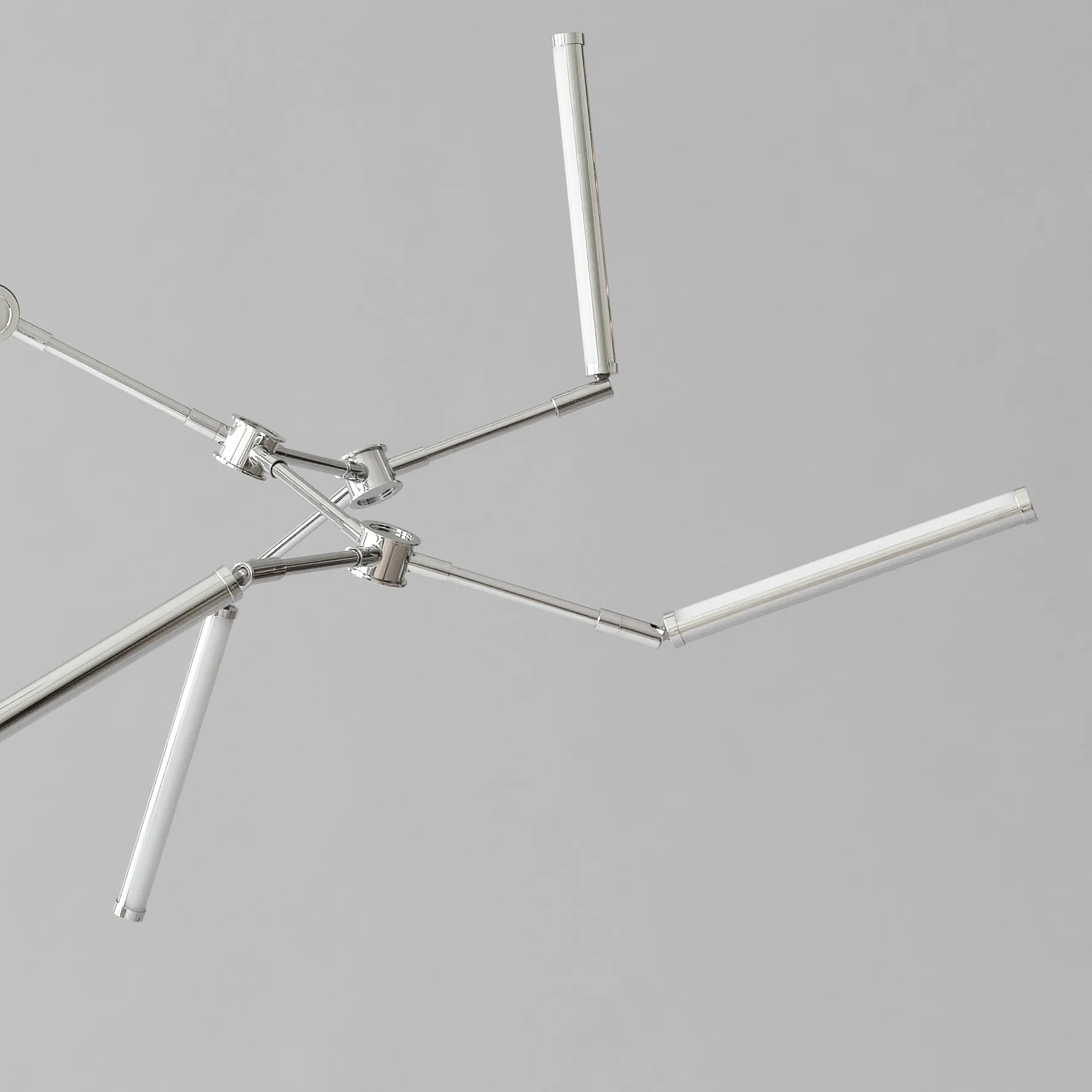 Stick chandelier takkrona mini, Chrome 101 Copenhagen