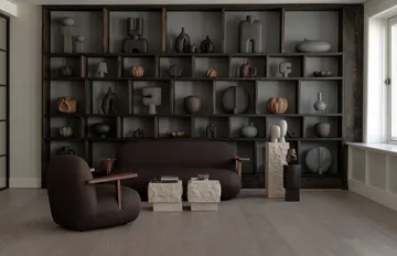 Toe chair fåtölj med armstöd - Classic brown oak-dark brown - 101 Copenhagen