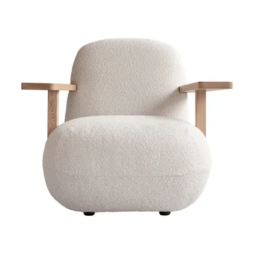 Toe chair fåtölj med armstöd - Natural oak-off white - 101 Copenhagen