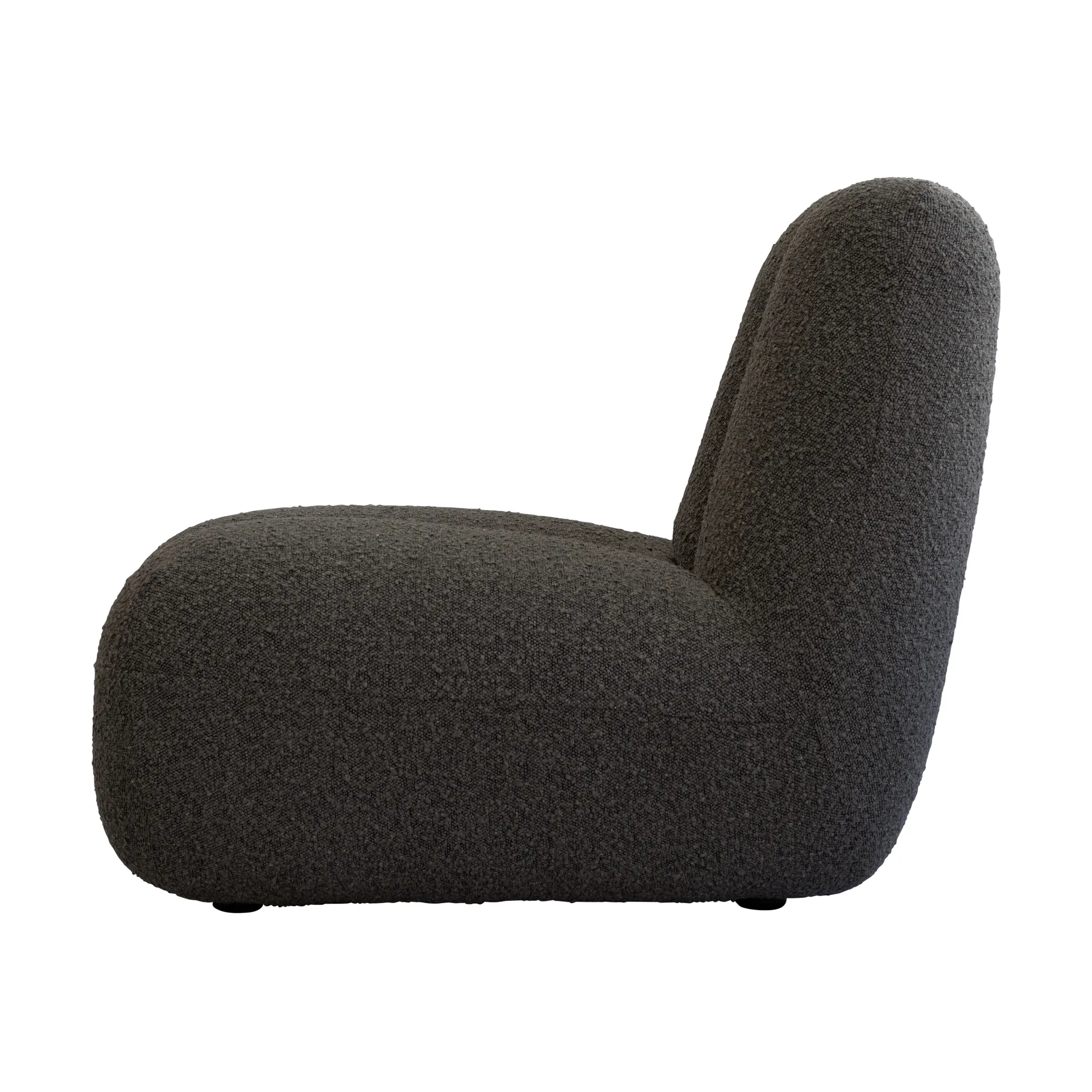 Toe loungefåtölj bouclé, Deep taupe 101 Copenhagen
