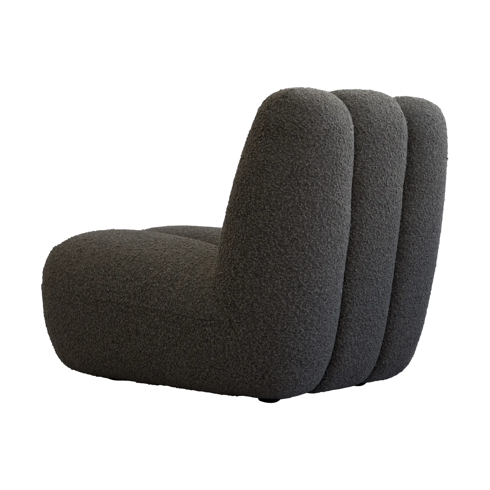 Toe loungefåtölj bouclé, Deep taupe 101 Copenhagen