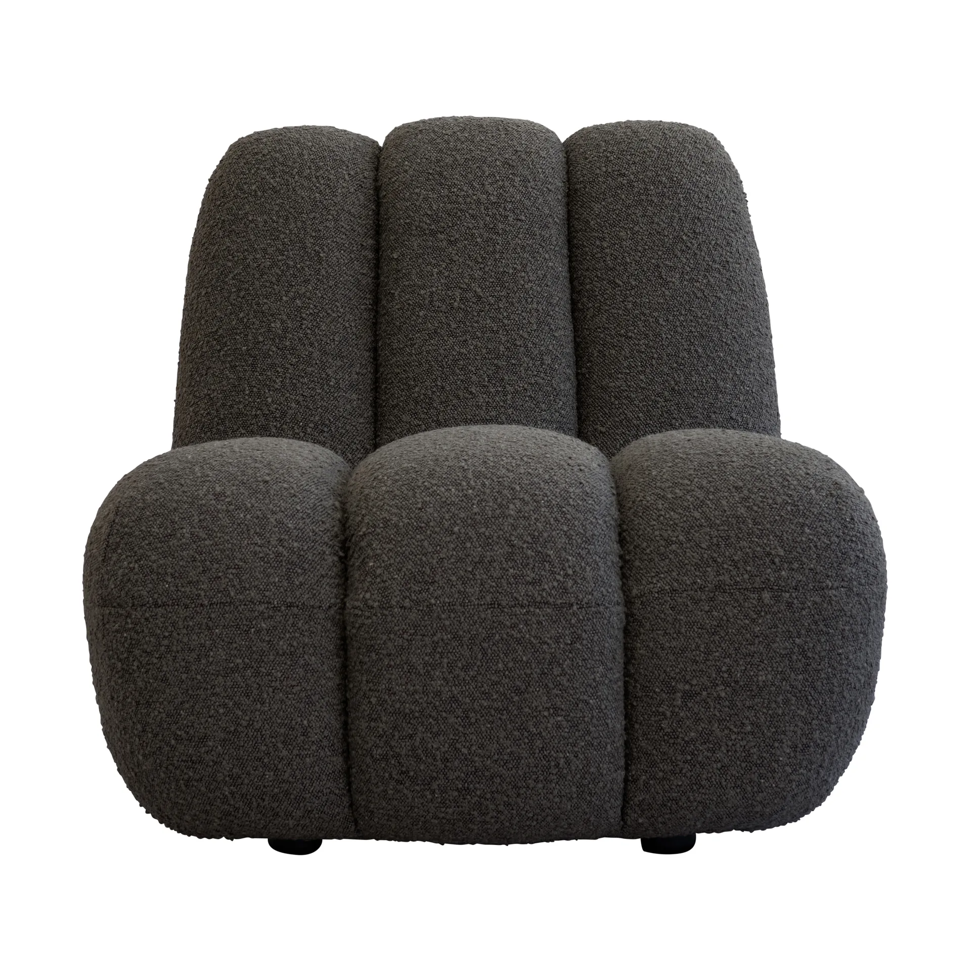 Toe loungefåtölj bouclé, Deep taupe 101 Copenhagen