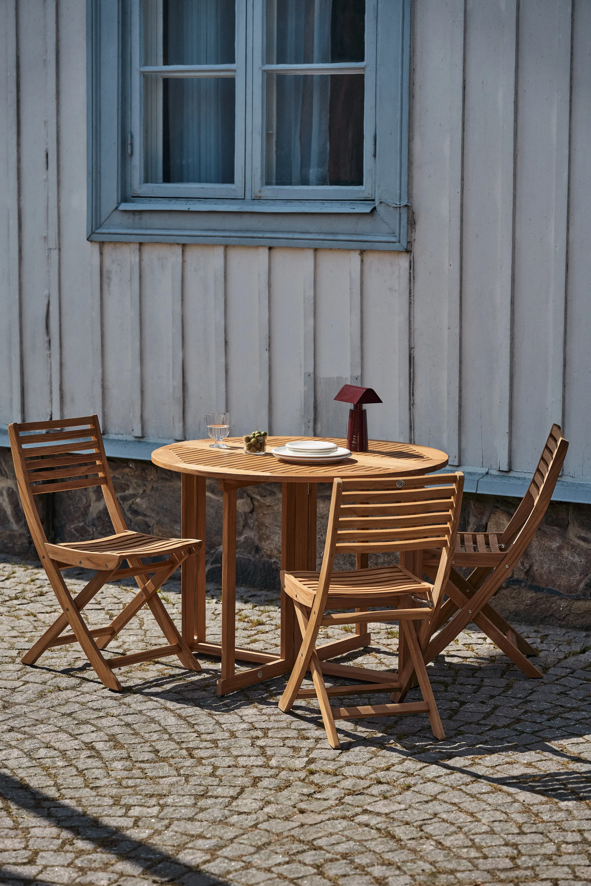 Aneboda klappstol, Teak 1898