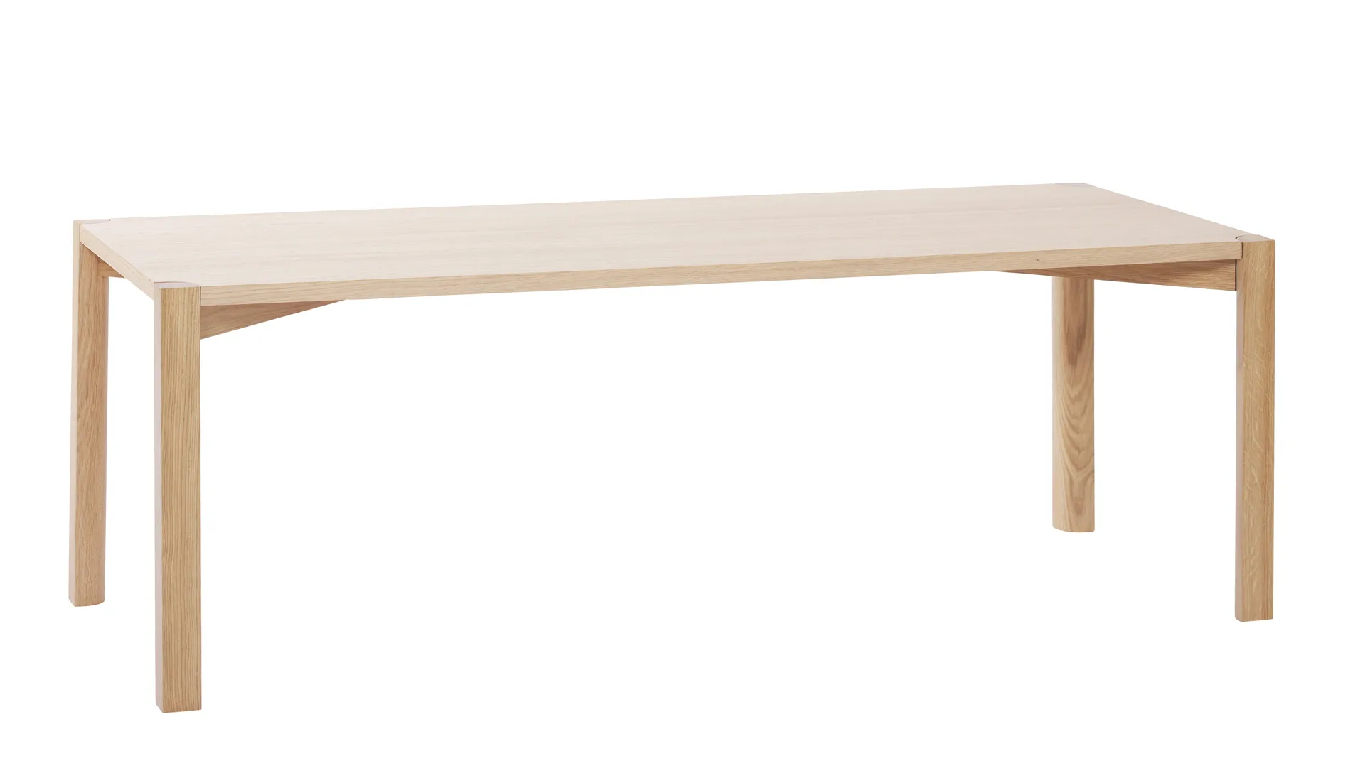 Anton soffbord 50x125 cm, Vitpigmenterad ek 1898