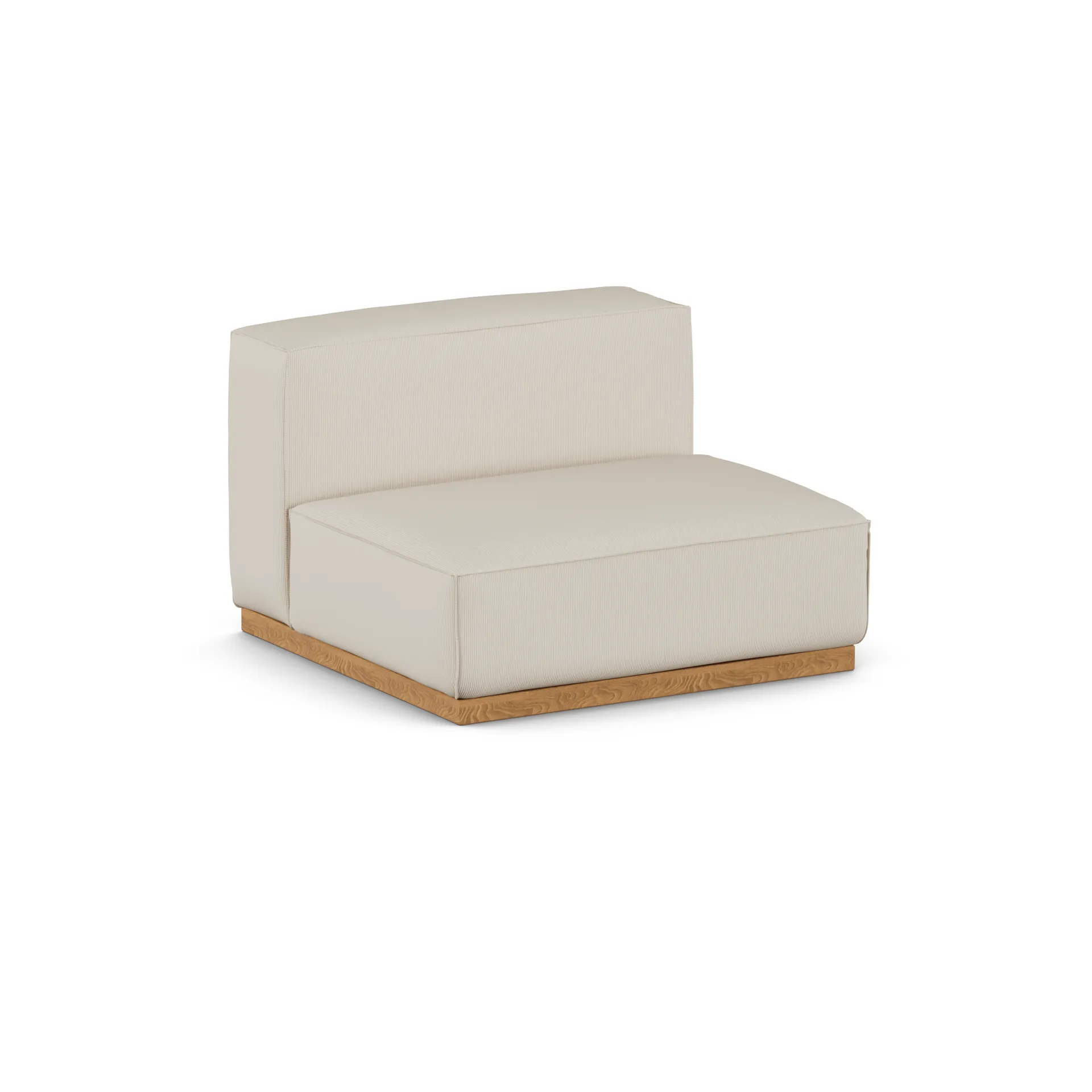 Bergsdal 1,5-sits fåtölj, Jump Beige 1956-ekbetsad ask, 1,5-sits 1898