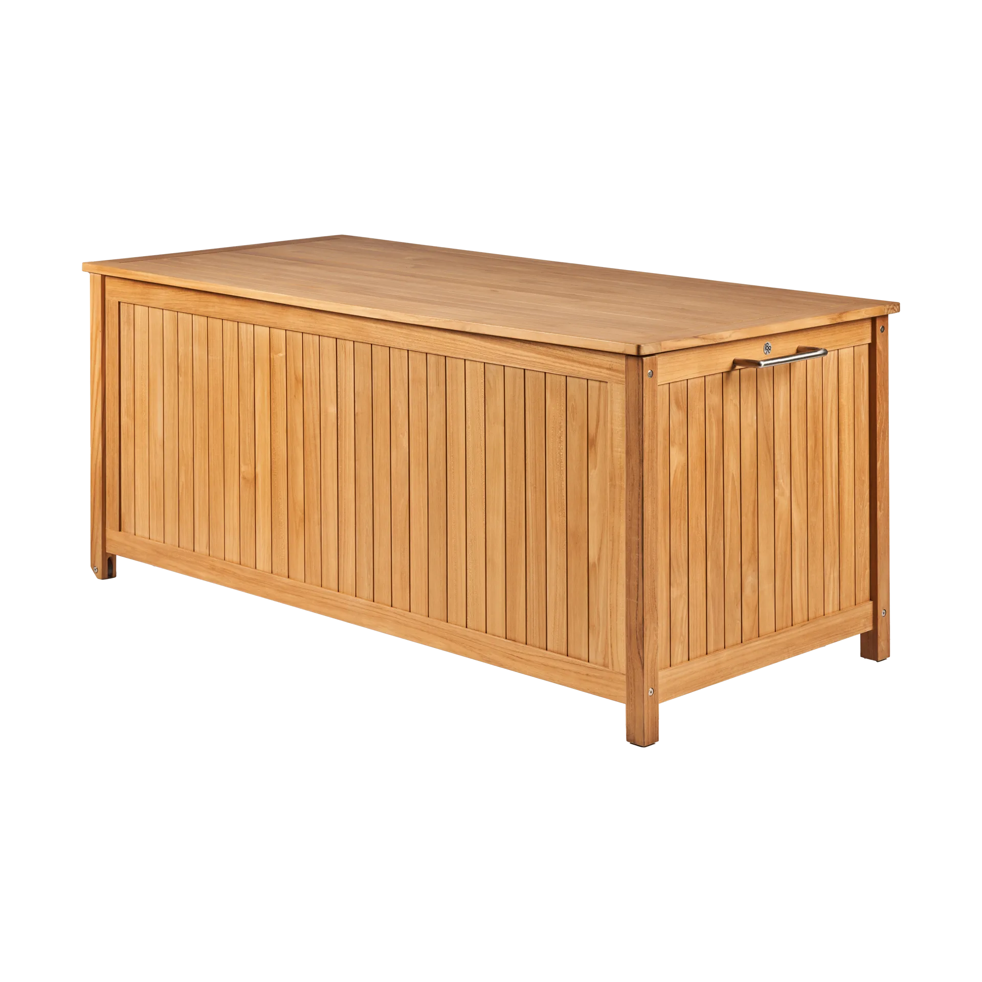 Bjärknäs dynbox med hjul L 180x85x75 cm, Teak 1898