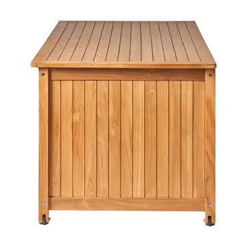 Bjärknäs dynbox med hjul L 180x85x75 cm - Teak - 1898