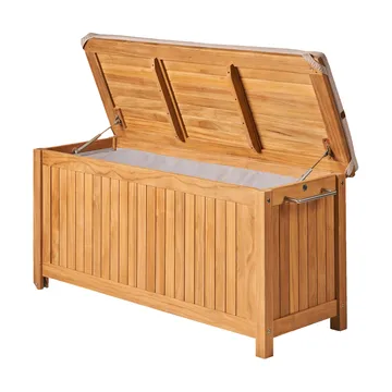 Bjärknäs dynbox med hjul S 130x50x60 cm - Teak - 1898