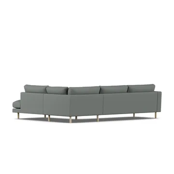 Bredhult soffa - Caleido Grey 1240-vitoljad ek, 3-sits A1 - 1898