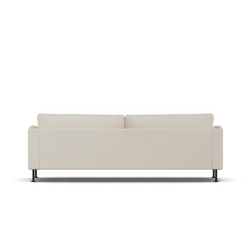 Bredhult soffa - Jump Beige 1956-svart stål, 3-sits - 1898