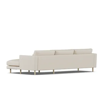 Bredhult soffa - Jump Beige 1956-vitoljad ek, 2,5-sits C1 - 1898