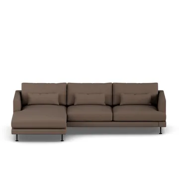 Bredhult soffa - Jump Brown 1955-svart stål, 2,5-sits C2 - 1898