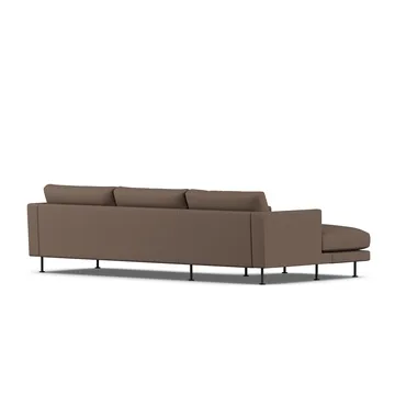 Bredhult soffa - Jump Brown 1955-svart stål, 2,5-sits C2 - 1898