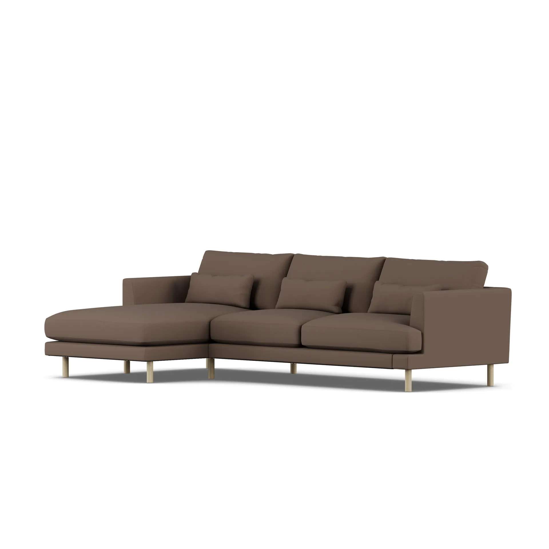 Bredhult soffa, Jump Brown 1955-vitoljad ek, 2,5-sits C2 1898