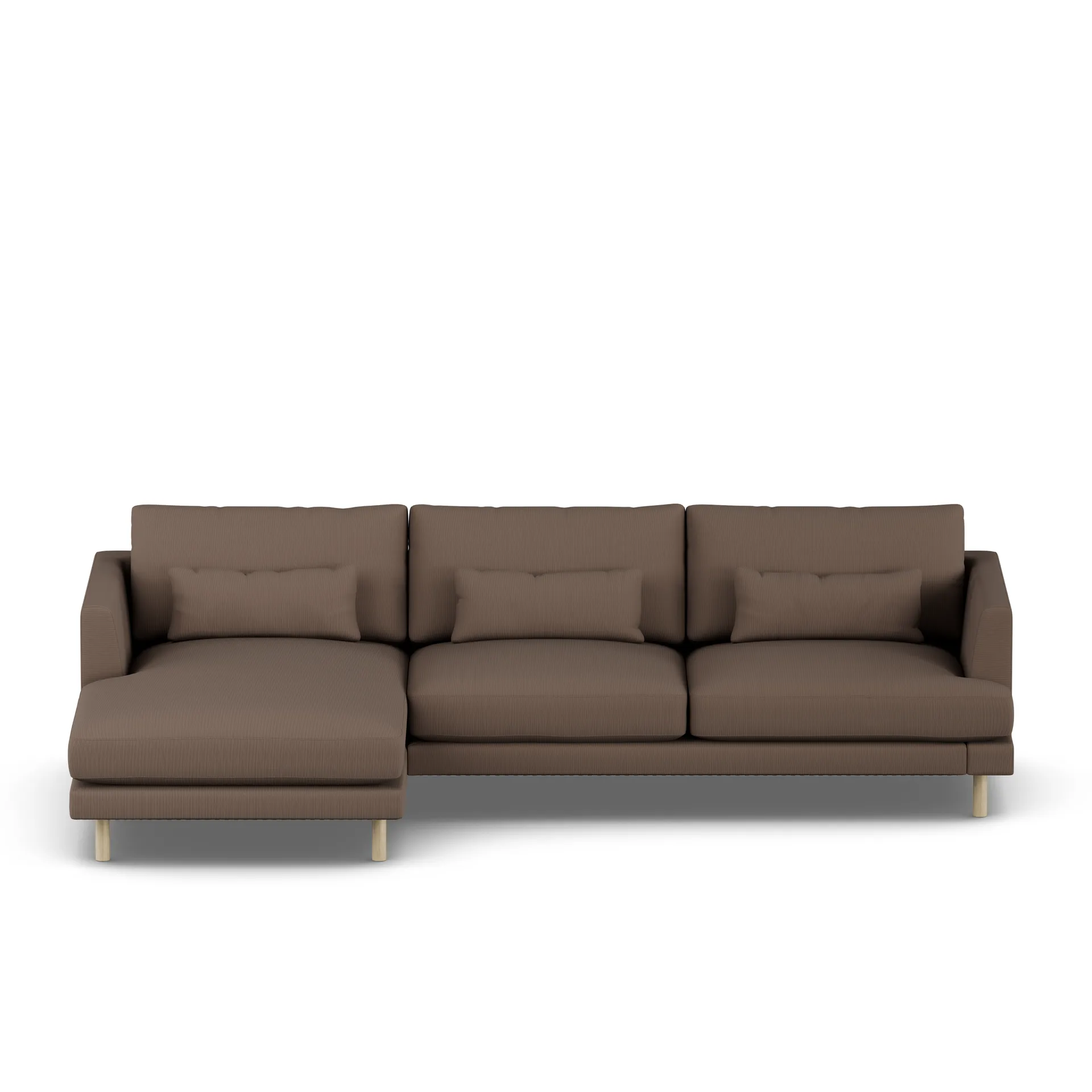 Bredhult soffa, Jump Brown 1955-vitoljad ek, 2,5-sits C2 1898