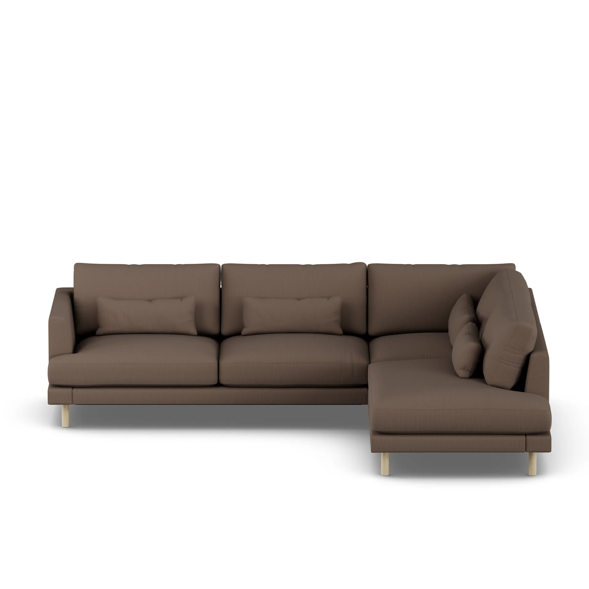 Bredhult soffa, Jump Brown 1955-vitoljad ek, 3-sits A1 1898