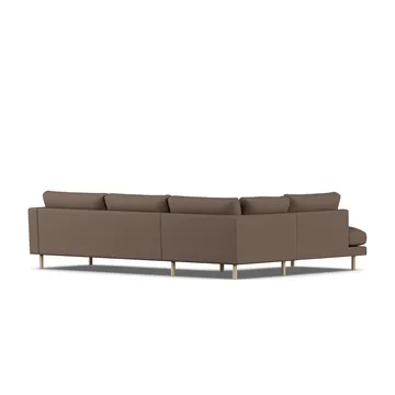 Bredhult soffa - Jump Brown 1955-vitoljad ek, 3-sits A2 - 1898