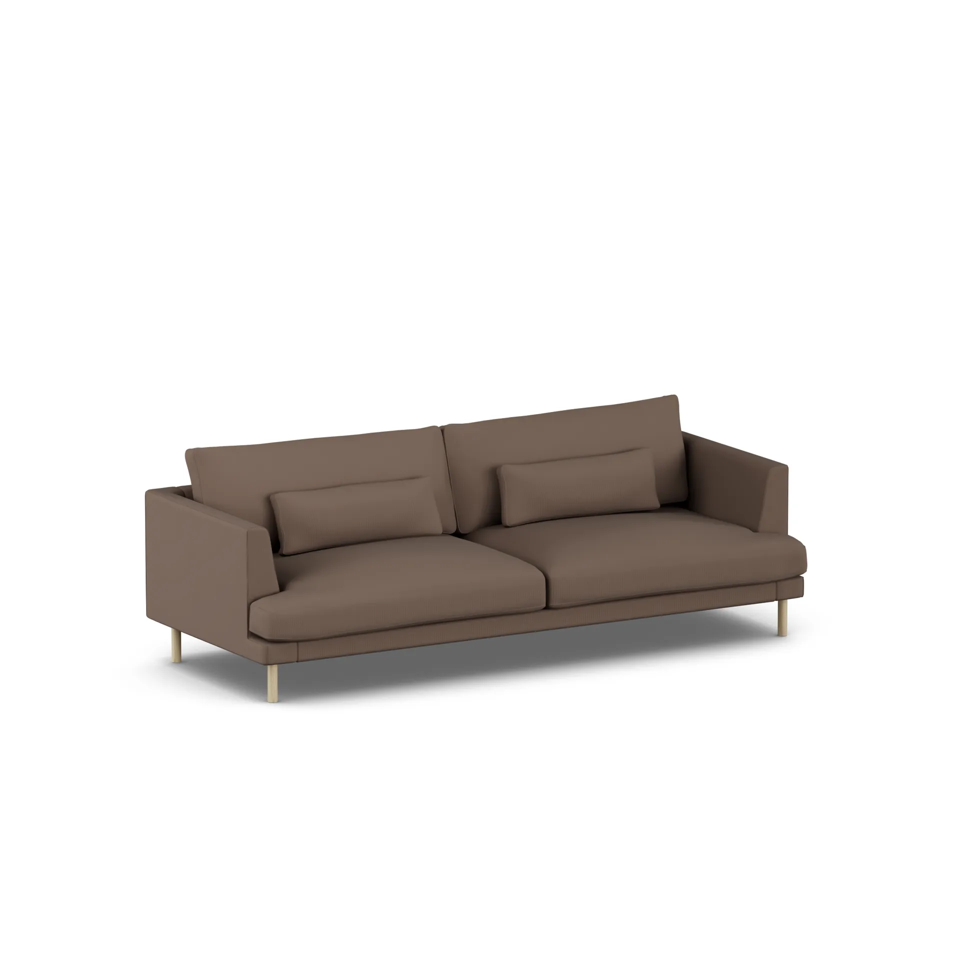 Bredhult soffa, Jump Brown 1955-vitoljad ek, 3-sits 1898