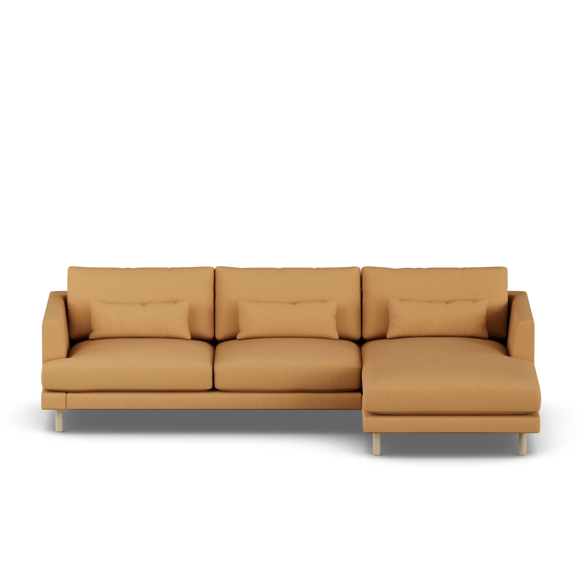 Bredhult soffa, Jump Honey 1959-vitoljad ek, 2,5-sits C1 1898