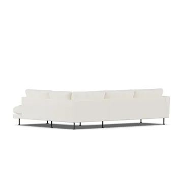 Bredhult soffa - Jump Off White 1954-svart stål, 3-sits A1 - 1898