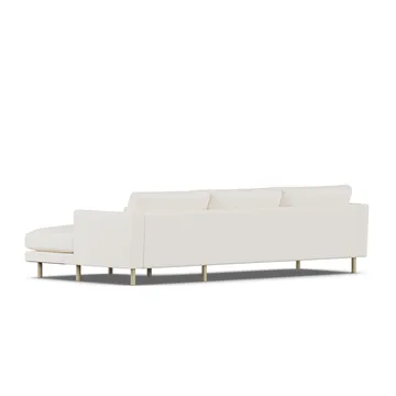 Bredhult soffa - Jump Off White 1954-vitoljad ek, 2,5-sits C1 - 1898