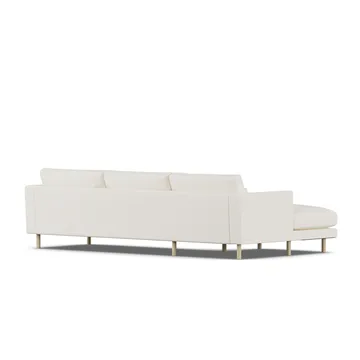 Bredhult soffa - Jump Off White 1954-vitoljad ek, 2,5-sits C2 - 1898
