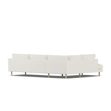 Bredhult soffa - Jump Off White 1954-vitoljad ek, 3-sits A2 - 1898