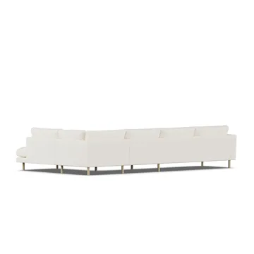 Bredhult soffa - Jump Off White 1954-vitoljad ek, 4-sits B1 - 1898