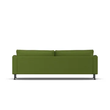 Bredhult soffa - Luiza Green 3975-svart stål, 3-sits - 1898