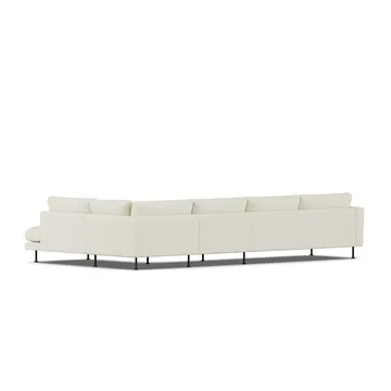 Bredhult soffa - Oslo Nature 1540-svart stål, 4-sits B1 - 1898