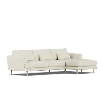 Bredhult soffa - Oslo Nature 1540-vitoljad ek, 2,5-sits C1 - 1898