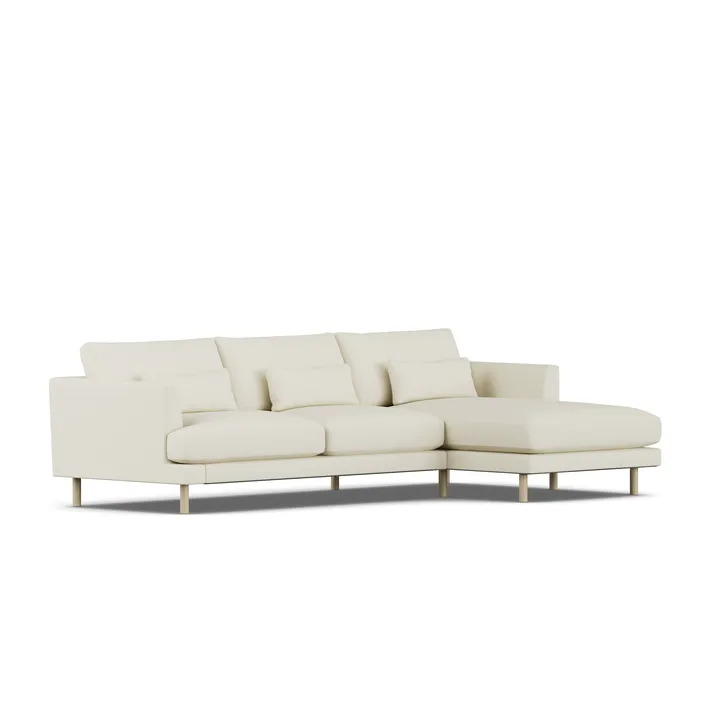 Bredhult soffa - Oslo Nature 1540-vitoljad ek, 2,5-sits C1 - 1898