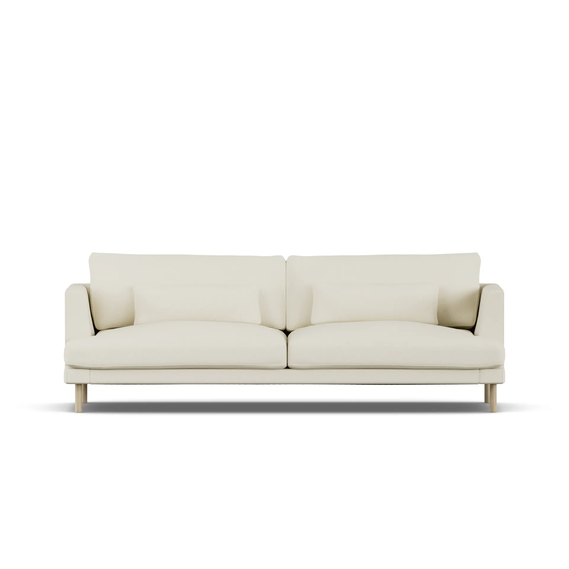 Bredhult soffa, Oslo Nature 1540-vitoljad ek, 3-sits 1898