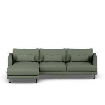 Bredhult soffa - Same Forest 6677-svart stål, 2,5-sits C2 - 1898