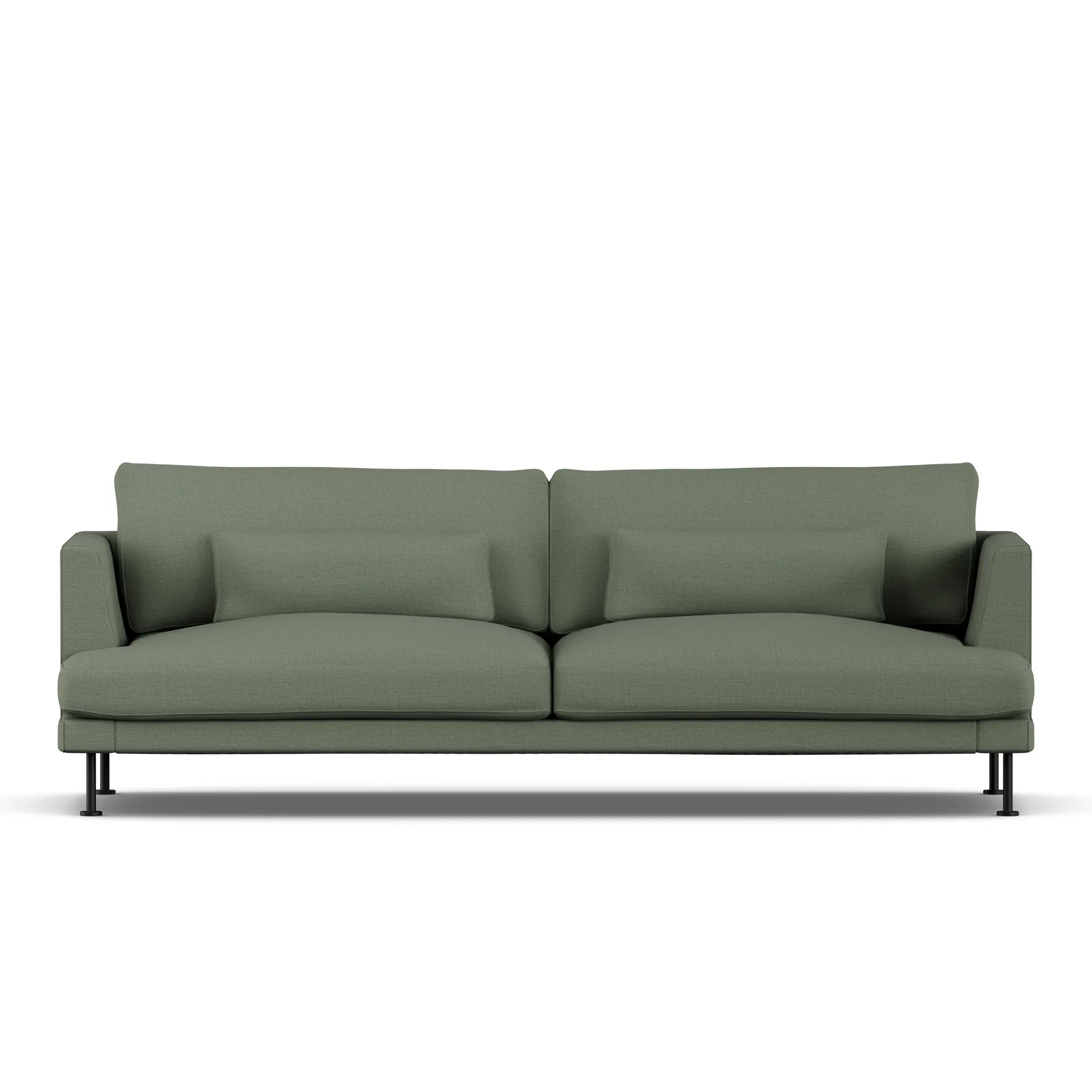 Bredhult soffa, Same Forest 6677-svart stål, 3-sits 1898