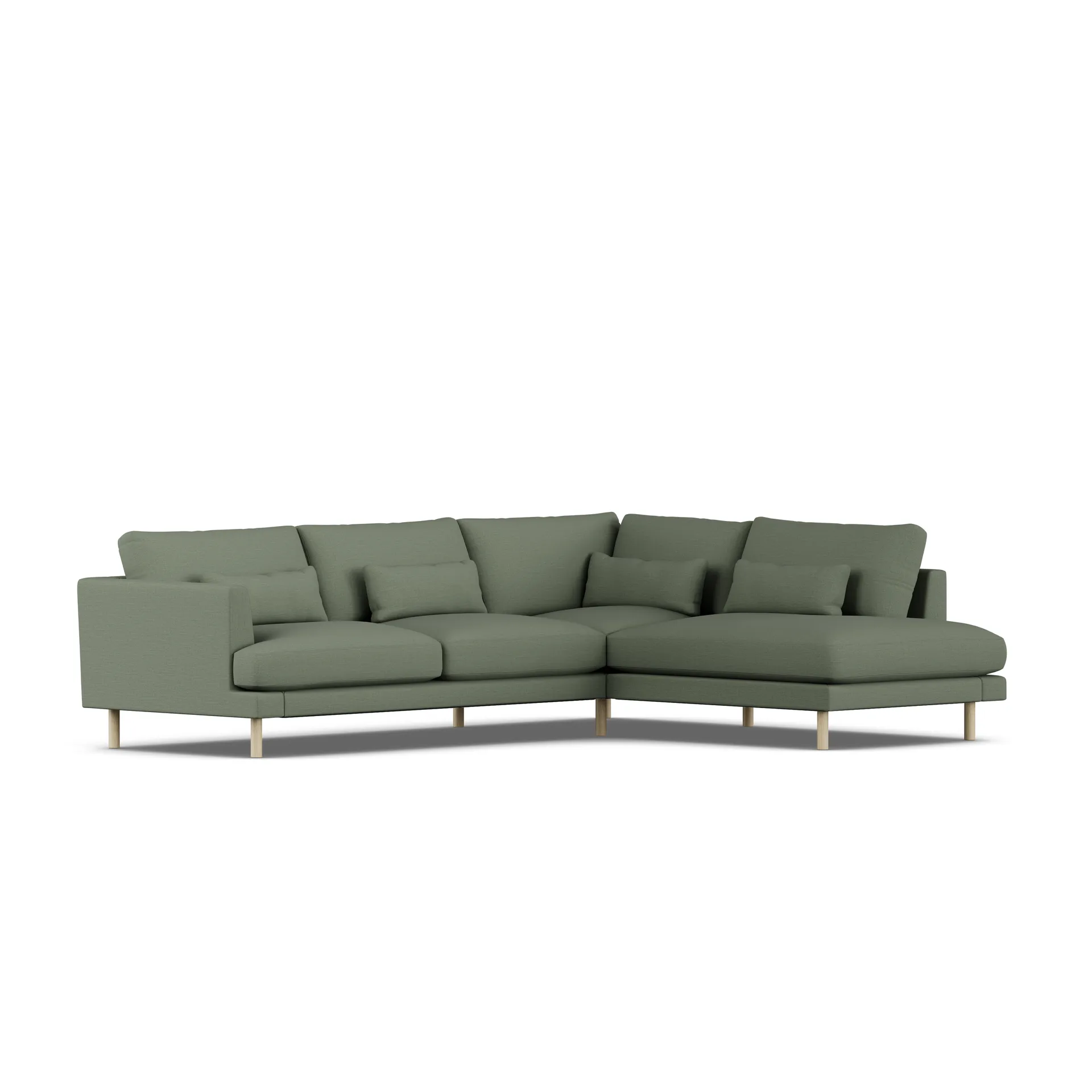 Bredhult soffa, Same Forest 6677-vitoljad ek, 3-sits A1 1898