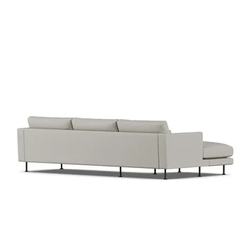 Bredhult soffa - Same Grey 6673-svart stål, 2,5-sits C2 - 1898