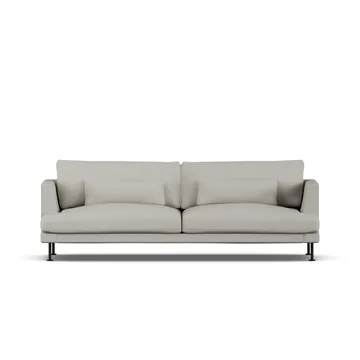 Bredhult soffa - Same Grey 6673-svart stål, 3-sits - 1898