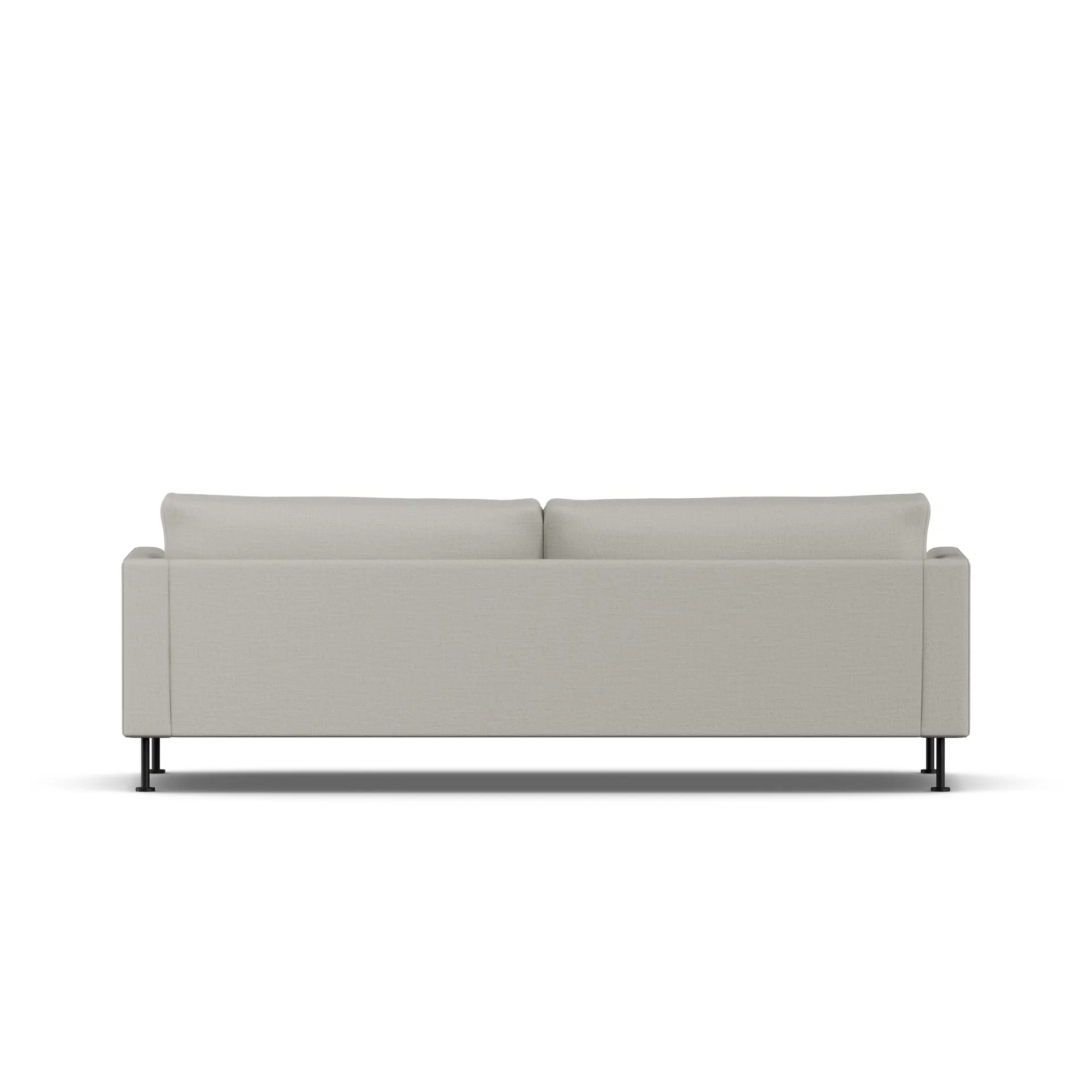 Bredhult soffa, Same Grey 6673-svart stål, 3-sits 1898