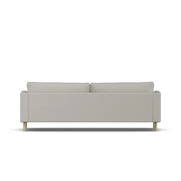 Bredhult soffa - Same Grey 6673-vitoljad ek, 3-sits - 1898