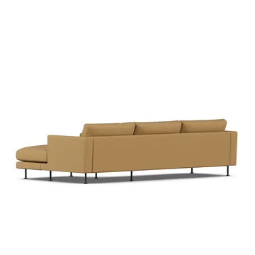 Bredhult soffa - Same Ochre 6676-svart stål, 2,5-sits C1 - 1898